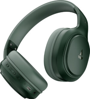 boAt Rockerz 430 w/ Beast Mode(40ms Low Latency),40HRS Playback & 40MM Drivers Bluetooth (Sage Green, On the Ear)