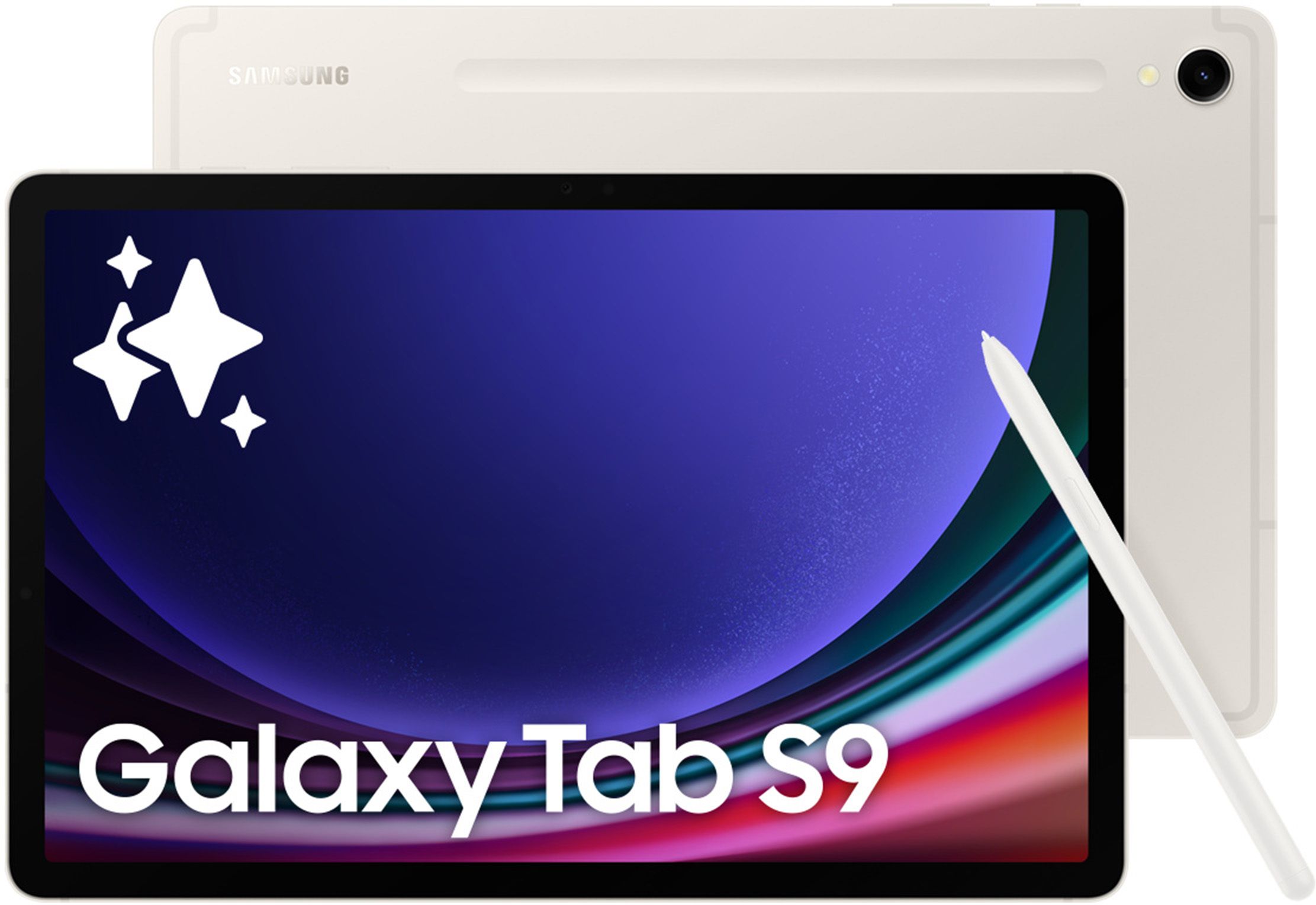 Samsung Galaxy Tab S9 8 GB RAM 128 GB ROM 11.0 Inch with Wi-Fi+5G Tablet (Beige)