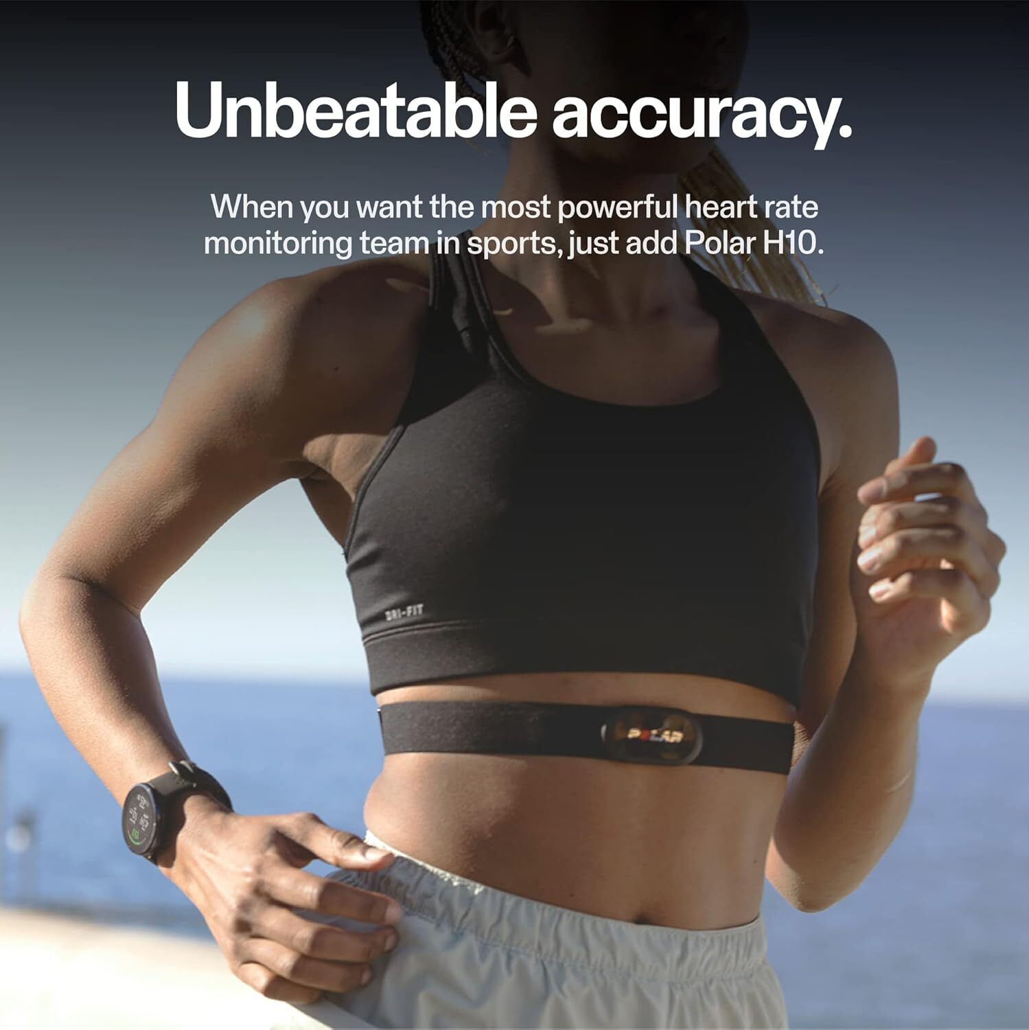Polar Vantage V3 with H10 Heart Rate Sensor Sport Watch with GPS (Black) Smartwatch (Black Strap, Free Size) - Image 3