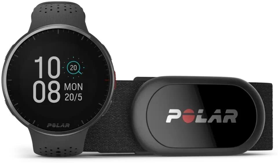 Polar Vantage V3 with H10 Heart Rate Sensor Sport Watch with GPS (Black) Smartwatch (Black Strap, Free Size) - Image 2