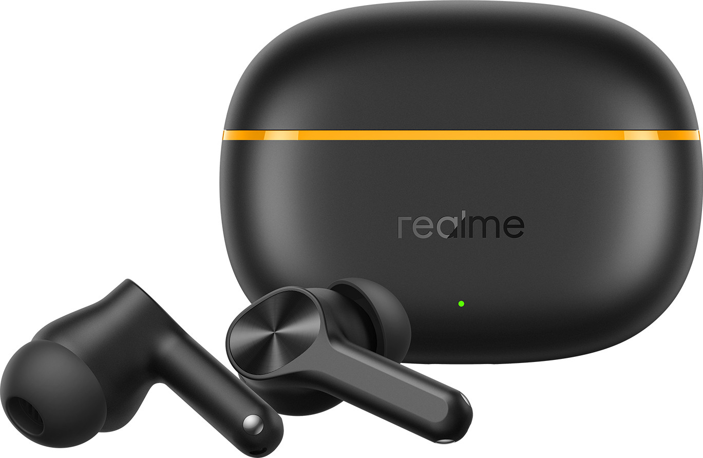 realme Buds T200 Lite with 12.4mm Driver, 48hrs Playback, AI ENC & Dual-Device Pairing Bluetooth (Volt Black, True Wireless) - Image 2