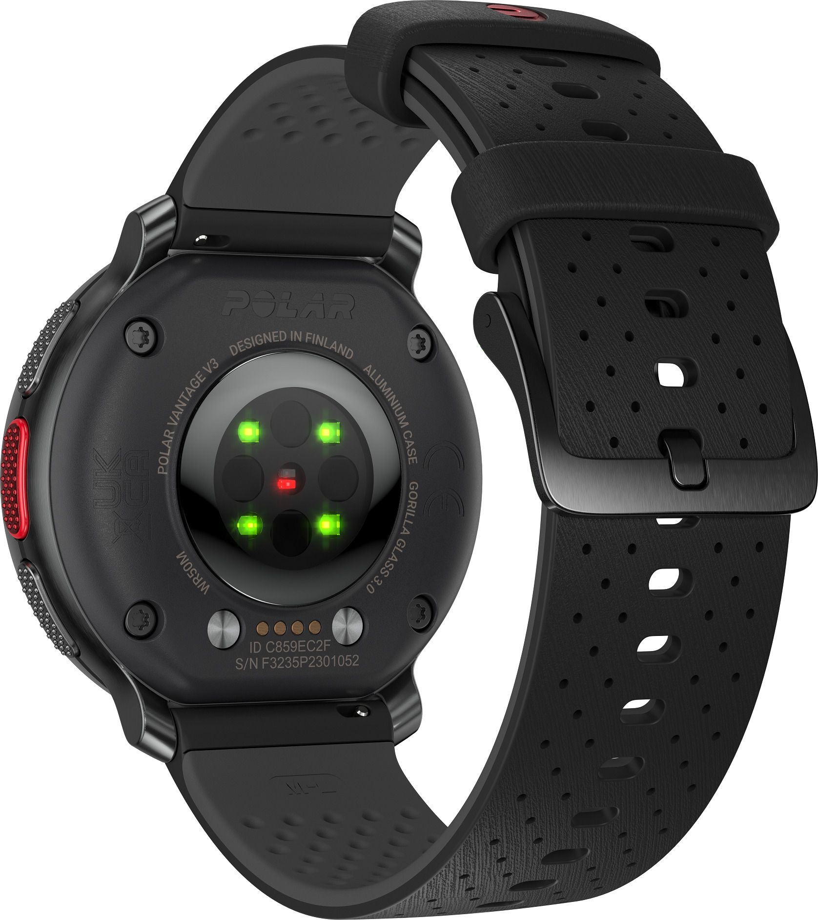 Polar Vantage V3 with H10 Heart Rate Sensor Sport Watch with GPS (Black) Smartwatch (Black Strap, Free Size) - Image 4
