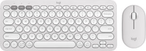 Logitech Pebble 2 Combo Bluetooth Standard Multi-device Keyboard Compatible with Desktop